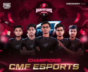 CMF Esports win the d1 champions trophy in pubg mobile
